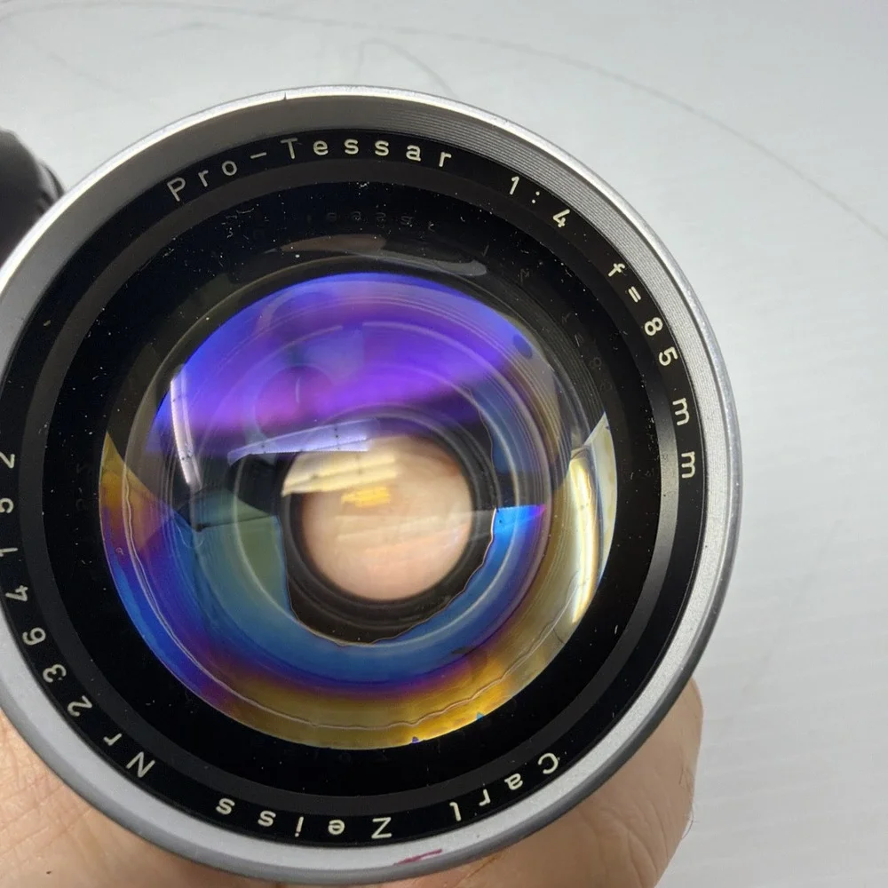 Vintage Carl Zeiss  Pro Tessar 1:4 f= 85mm Camera Lens Germany
